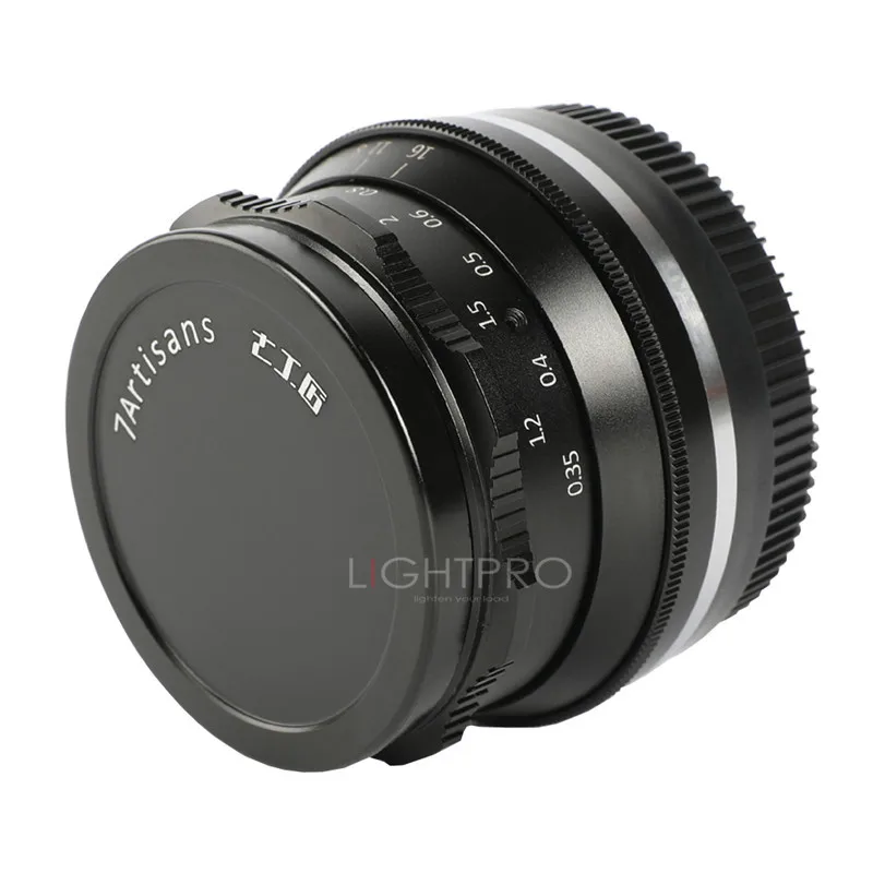 Объектив 7artisans 35 мм F1.2 Prime для Sony E mount/Fuji XF беззеркальная камера ручная фокусировка