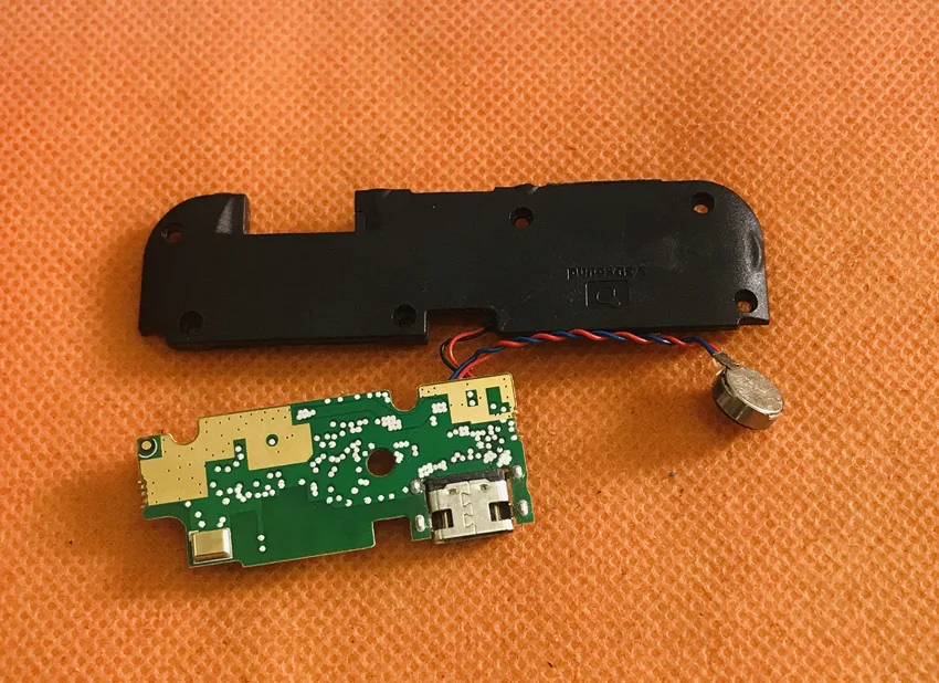 Б/у оригинальная зарядная плата с usb разъемом + Громкий динамик для Vernee X X1 Helio P23