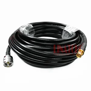 Наружный антенный кабель 5D-FB PL259 UHF (штекер)SMA (штекер), 8 метров