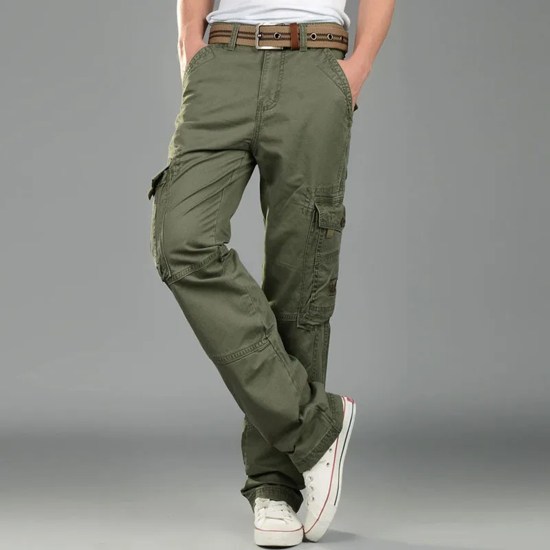 2019 New Men's Fashion Famous Tactical Pants Military Man Men Cargo Male Overalls Casual Trousers Plus Size 28~38 Hot | Мужская