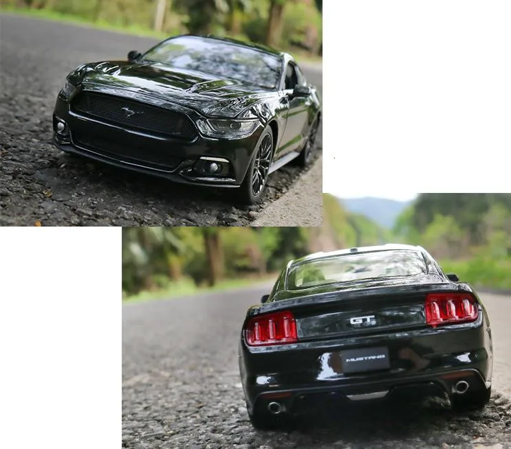 1:24 передовая игрушечная машинка из сплава, Ford mustang GT, литая металлическая модель, 2 двери, Игрушечная машина, драгоценная Коллекционная модель