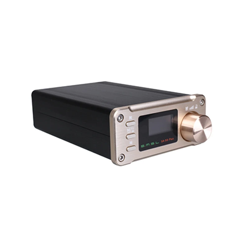 SMSL SA-50 Plus аудио усилитель TAS5766M 2,1 AUX Hifi Цифровые усилители USB мини портативный домашний усилитель мощности