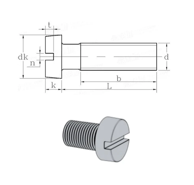 50pcs/lot Pure Titanium GR2 M2.5*L Round head screw cup cylindrical slotted small anticorrosion antirust M2.5*4-10 | Обустройство