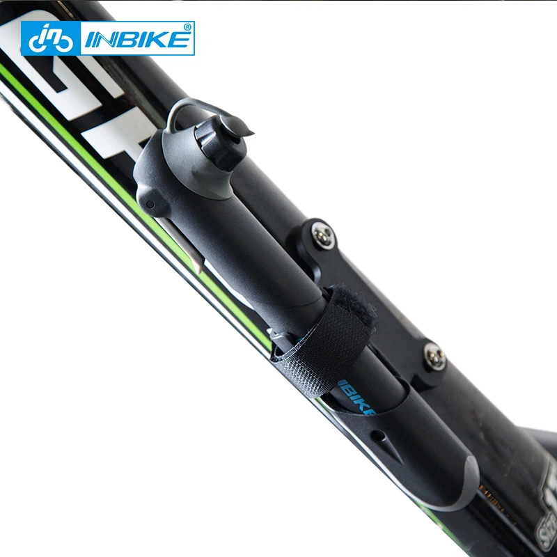 INBIKE MTB велосипедный насос мини портативный горный велосипед 120PSI воздушный насос баскетбольный шар складной надувной велосипед аксессуары