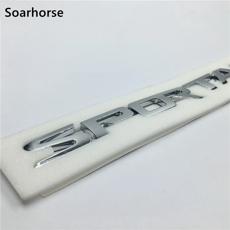 Soarhorse 3D Sportage R буквы логотип автомобиля Задняя Крышка багажника эмблема значок наклейка для Kia Sportage аксессуар наклейка