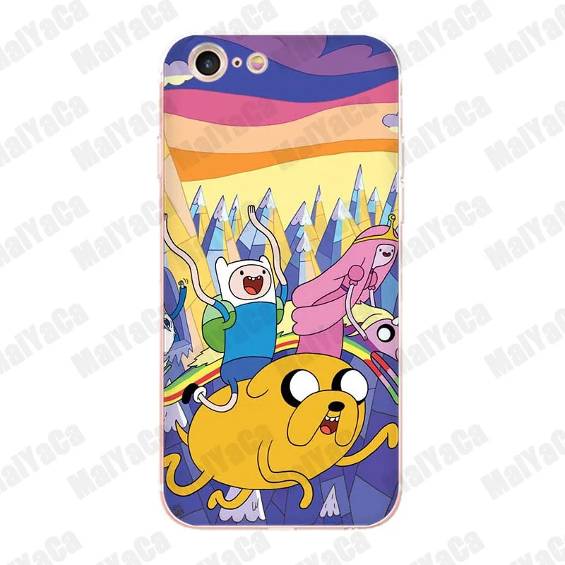Роскошный мягкий чехол MaiYaCa adventure time для Apple iPhone 8 7 6 6S Plus X 5 5S SE 5C 4 4S|Чехлы-накладки| |