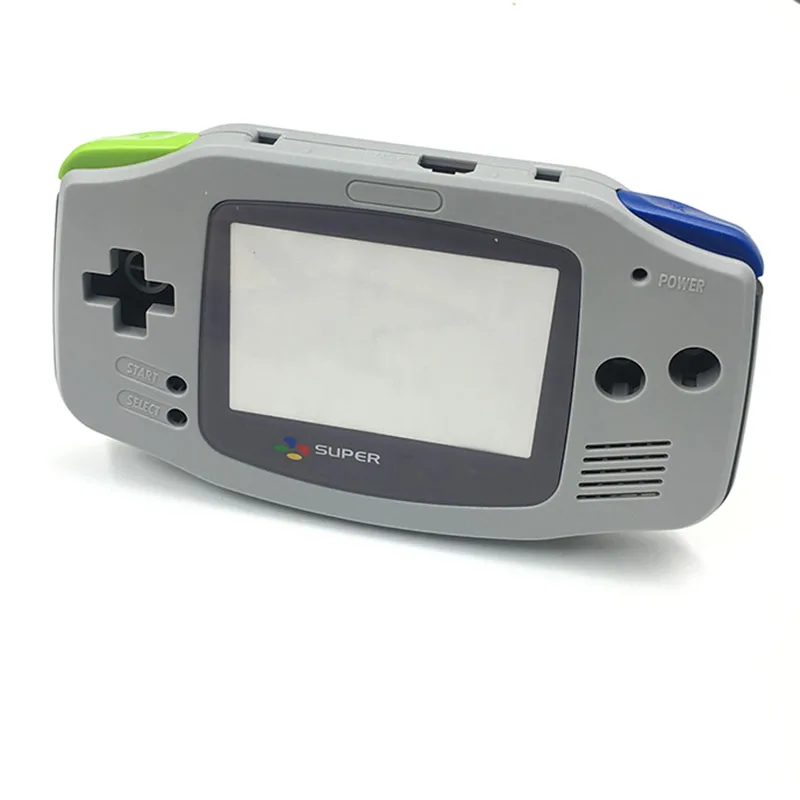 Серый Белый для nintendo Game Boy Advance замена корпуса оболочки экрана для GBA
