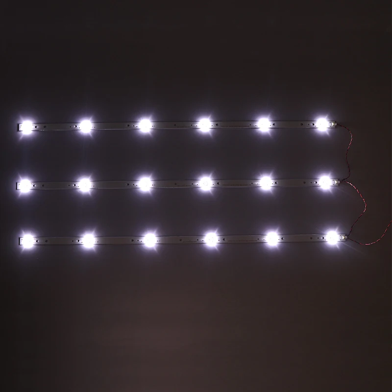 

9Pieces/lot for 6 lamp 32 inch universal LCD TV backlit lens LED Light strip NEW changhong hisense length 56.2CM 100%NEW