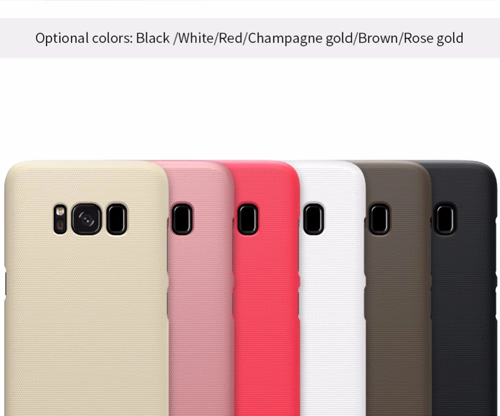 Для samsung Galaxy S8 чехол NILLKIN супер матовый защитный жесткий чехол-накладка для Galaxy S8 plus S8+ Covre