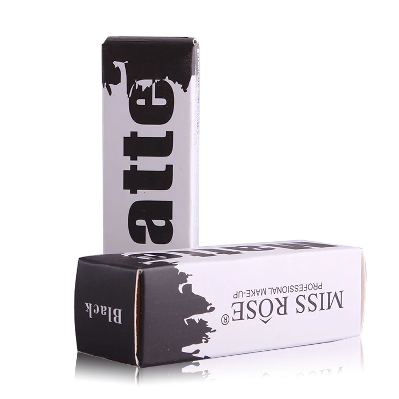 MISS ROSE брендовая Золотая черная матовая губная помада Водонепроницаемый