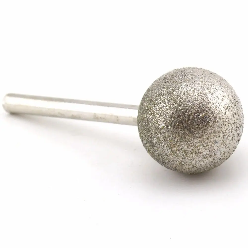 Круглый Алмазный шлифовальный наконечник с сферической головкой диаметром 15 50