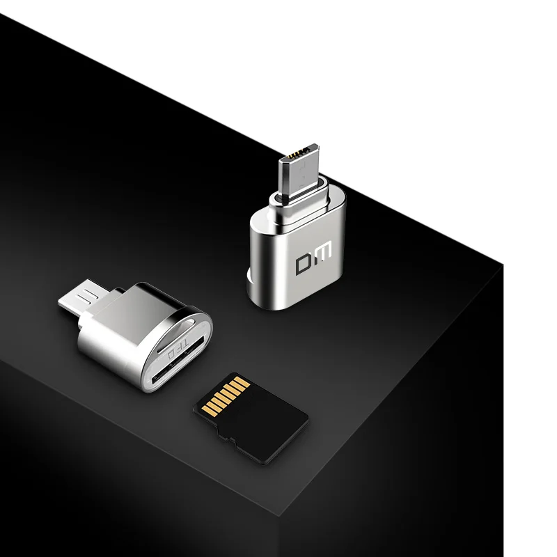 DM CR010 OTG кардридер Micro SD/TF мульти памяти для Andriods смартфона с интерфейсом USB|memory card