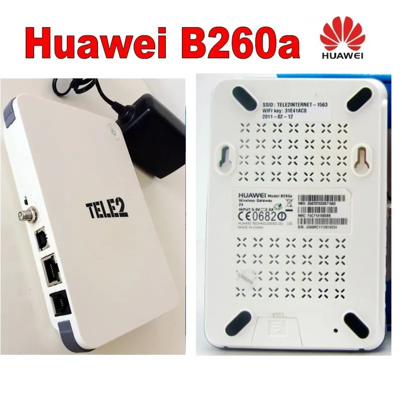 Разблокированный беспроводной шлюз Huawei B260a HSDPA 3G 7 2 M Wifi маршрутизатор PK E960 B970B|huawei