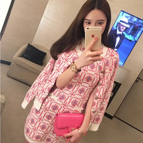 2018 Модный женский вязаный кардиган маленькое ароматное универсальное тонкое