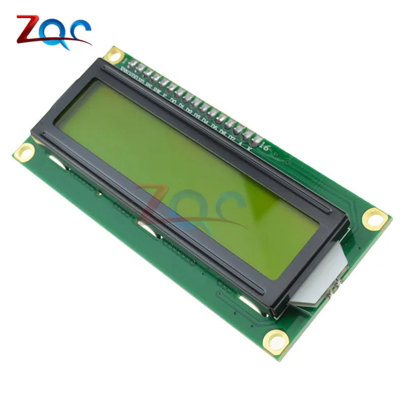 ЖК дисплей IIC/I2C 1602 модуль дисплея I2C синий желтый с подсветкой 5 В для Arduino UNO R3