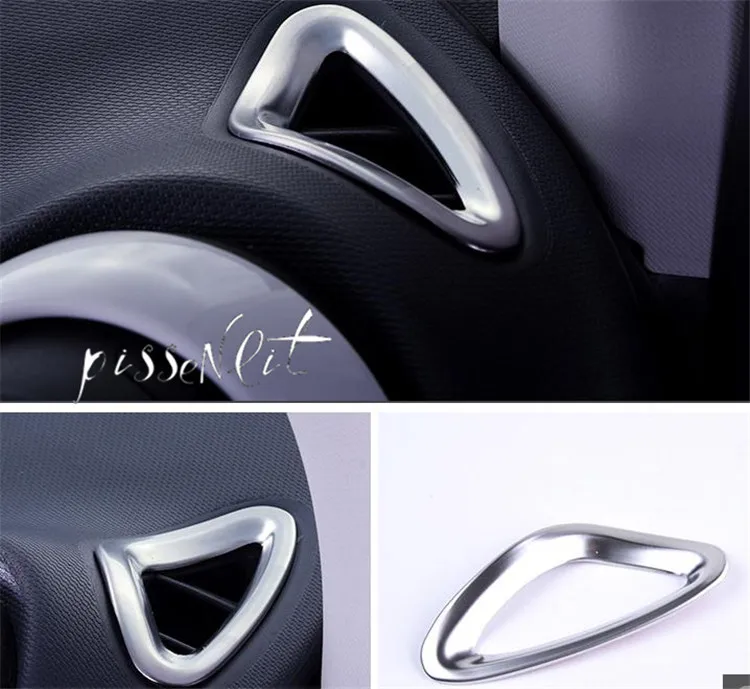 Для Smart Fortwo 15 Air Outlet руль оконная ручка украшение интерьера наклейки из