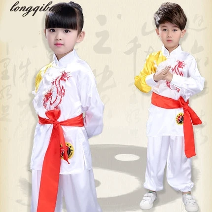 Детские костюмы для выступлений с длинными рукавами мужчин и женщин студентов