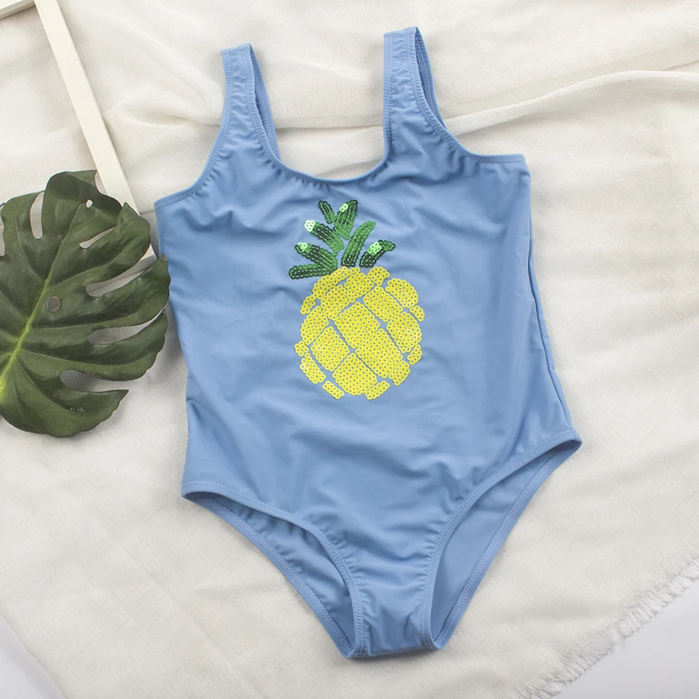 Seagm Детские купальники для девочек бразильские цельные купальник с золотыми