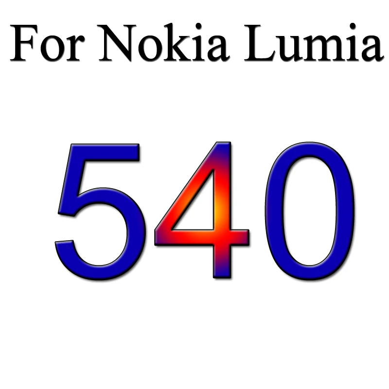 С уровнем твердости 9H закаленное Стекло Экран Защитная пленка для microsoft Nokia Lumia 625 730 735 950 650 640 630 635 535 532 540 430 435 550 чехол - Цвет: For Nokia Lumia 540