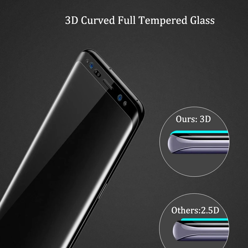 3D изогнутое закаленное стекло mocolo для samsung Galaxy S8, Защитное стекло для экрана samsung S8 Plus, защитная пленка