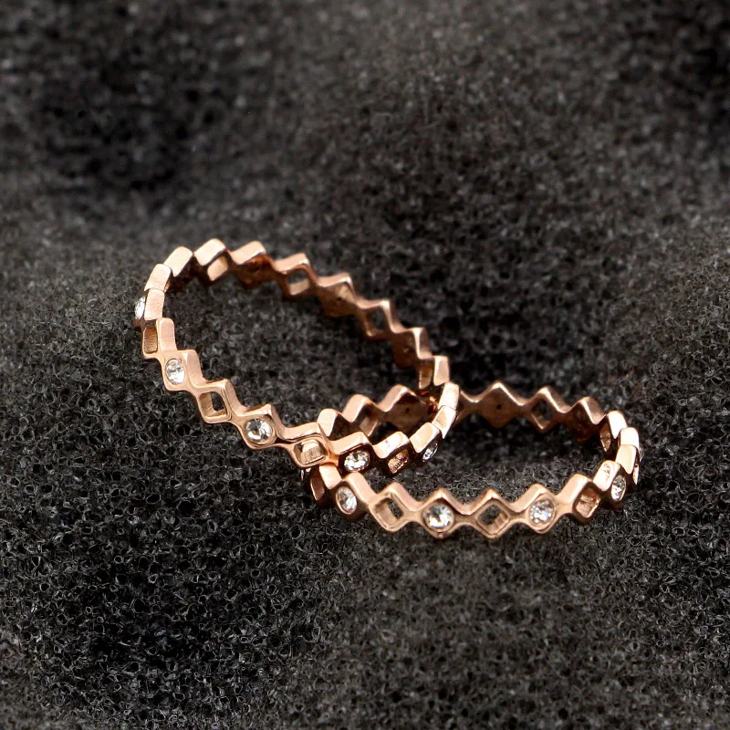 Martick элегантные Открытые Кольца ромбовидной формы для женщин модные кубические