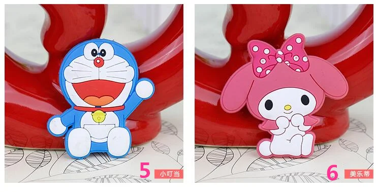 Kawaii Мини Размеры мультфильм рисунок «Hello Kitty» My Melody стежка легко медведь Baymax Магниты на холодильник