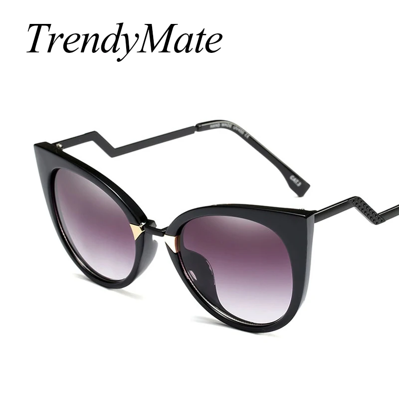 Солнцезащитные очки кошачий глаз женские брендовые дизайнерские винтажные