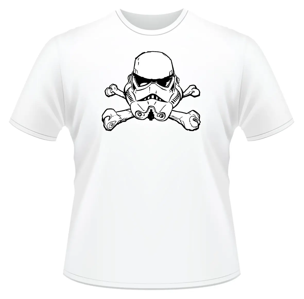 Мужская футболка из фильма войны штурмовика с черепом и крестиками подарок на