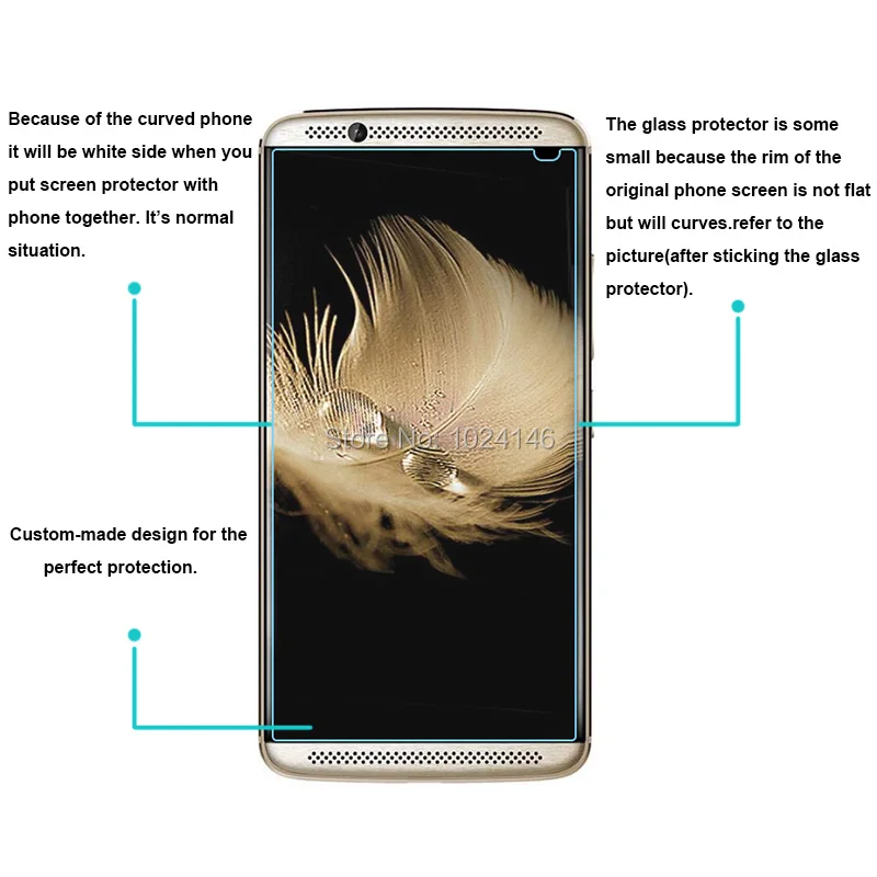 Tempered Glass / Clear PET Matte -- Front Screen Protector Protective Film For ZTE Axon 7 A2017 2 Axon7 Axon2 5.5" | Мобильные