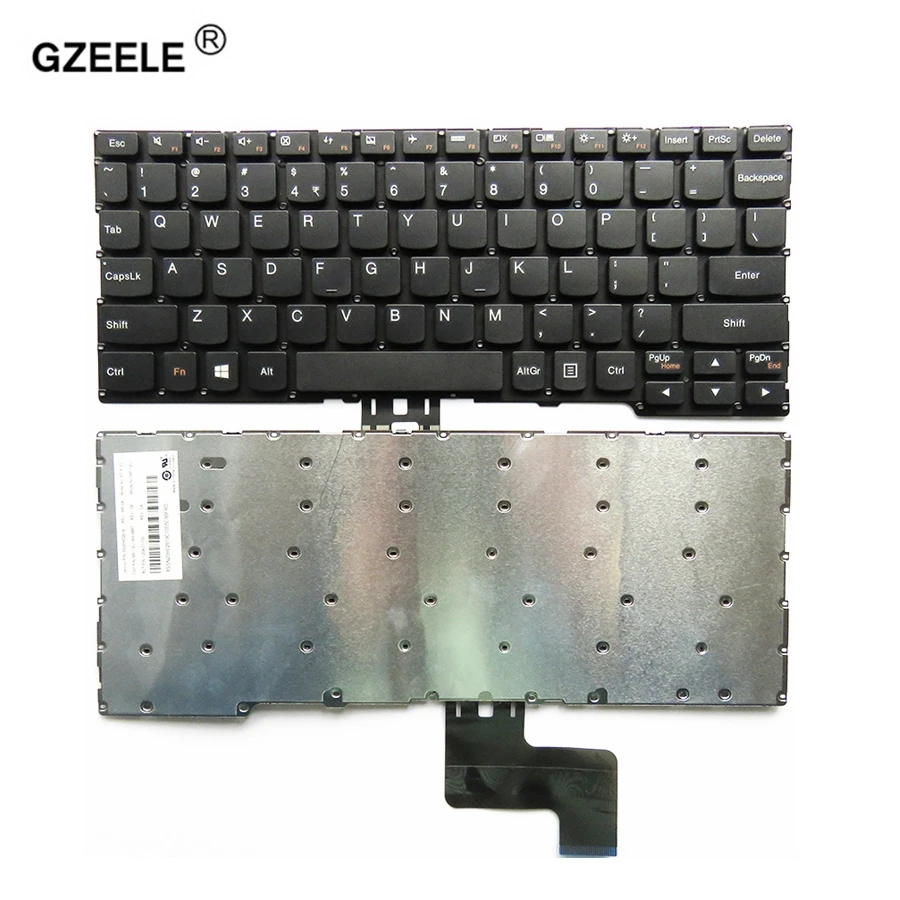 

GZEELE US Laptop Keyboard for Lenovo Yoga 3 11 (11") 80J8 300-11IBR 300-11IBY 700-11ISK YOGA311 700-11 710-11 replace English