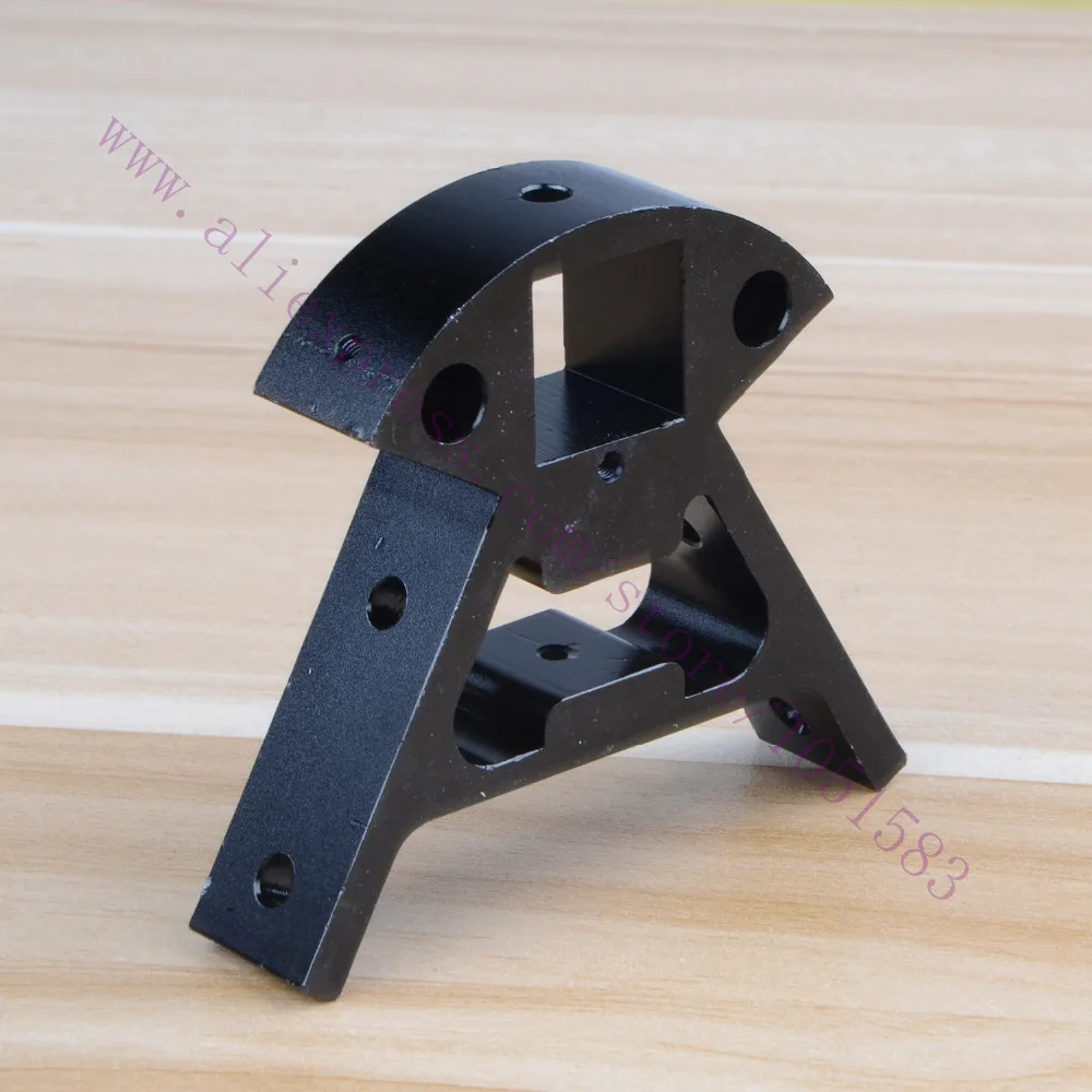 Черный мини угловой фитинг RepRap Delta Kossel рамка с креплением из сплава нижняя