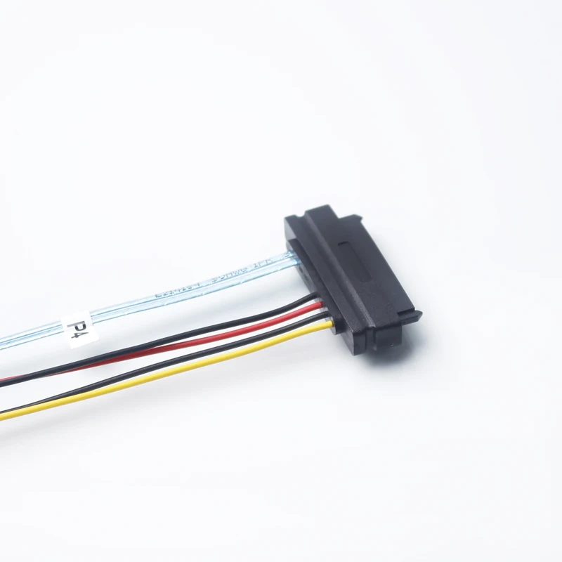 ULT-BEST Mini SAS 36Pin (SFF-8087) Хост штекер 4x 29 (SFF-8482) целевой женский с 4pin кабель питания 1 м |