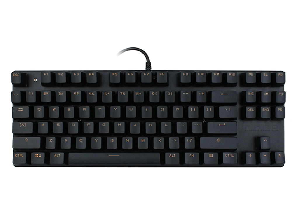 Проводная Механическая клавиатура 87/104 ключей RGB синий переключатель светодиодный подсветкой anti-ореолы для игры русский/английский/ испанский макет