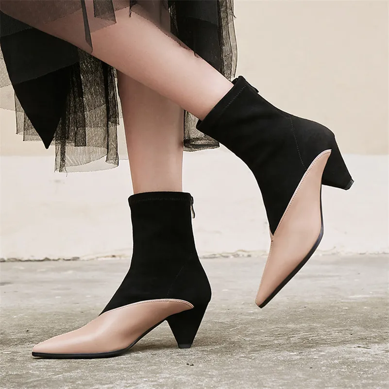 FEDONAS/Модная пикантная Брендовая женская обувь для вечеринок в стиле пэчворк