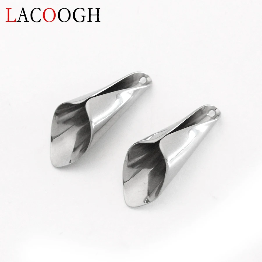 10 шт./лот 11x28 мм DIY металлические штампованные заготовки из нержавеющей стали подвески для висячих и висячих сережек фурнитура для ювелирных изделий