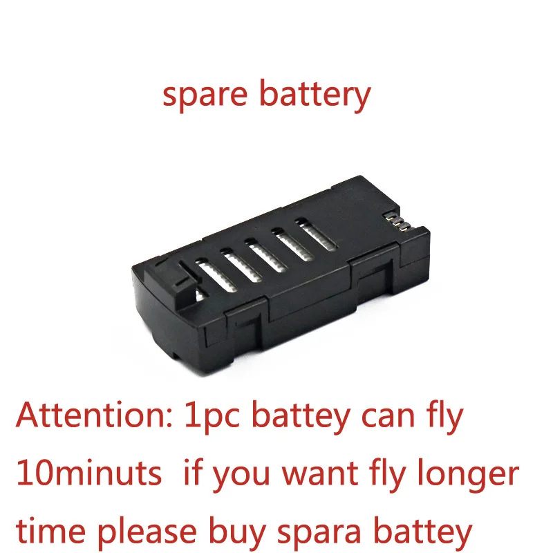 spara battery Dreams Fly Drone 2.4Zhz ремонт контроль светодиодный фонарь Квадрокоптер один ключ возврат 4CH RC вертолет - Цвет: spara battery