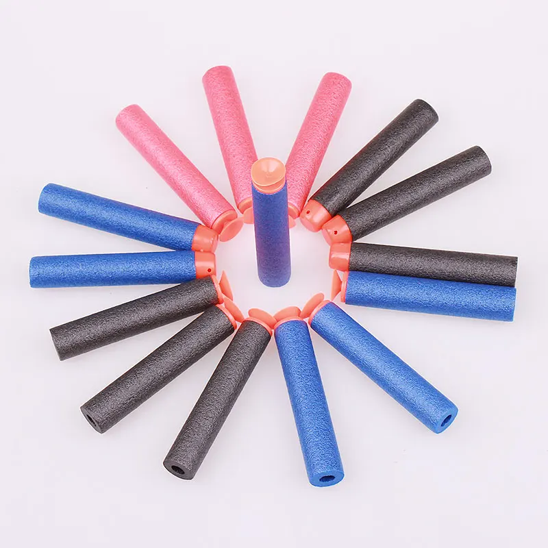 200 PCS EVA Soft Hollow Round Head Sucker Refill Darts Bullets For Nerf Military Gift Gun Bullet Toys Xmas Children | Игрушки и хобби