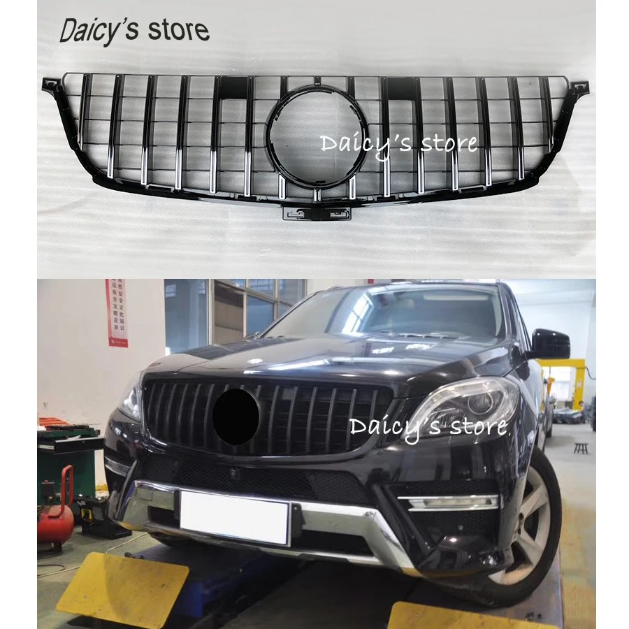 Передняя решетка для Mercedes Benz ML Class W166 AMG GT R ML250 ML300 ML320 ML350 ml400 ML450 2012 2015|Гоночные