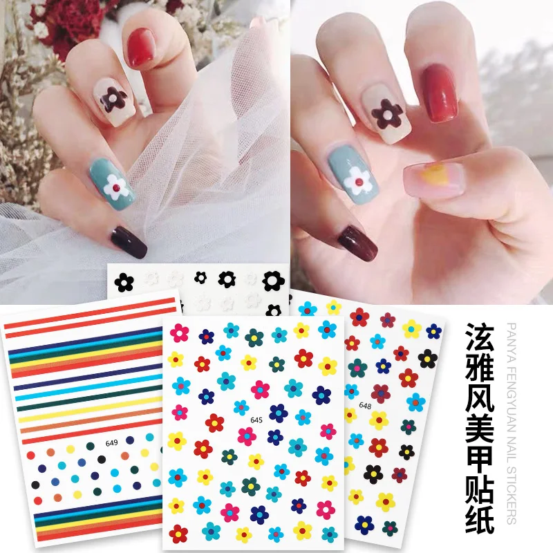 Новейший дизайн 3d наклейки для ногтей декоративные творчества|nail decals|3d nail art