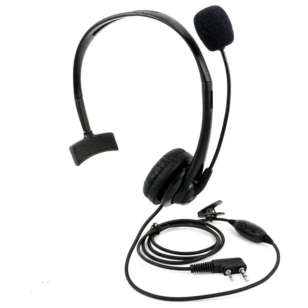 2 Pin PTT Динамик гарнитуры микрофон для Baofeng KENWOOD QUANSHENG HYT UV 5R 5RA BF 888S Walkie Talkie радио|walkie