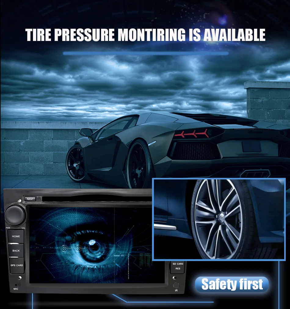 Eunavi 2 Din Android 9 автомобильный dvd-плеер для Opel Astra Vectra Antara Zafira Corsa 2din gps Wifi Bluetooth Восьмиядерный 1024*600