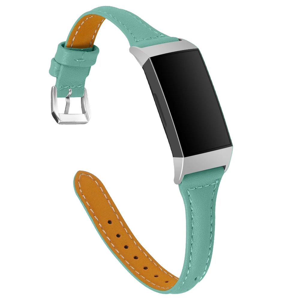 Joyozy для Fitbit Charge 3 Кожаный браслет ремешок для Fitbit Charge 3 фитнес-трекер Смарт-часы сменный ремешок