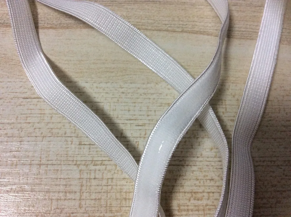 Эластичная прозрачная силиконовая тесьма для шитья ширина 10 мм 5 ярдов Прямая