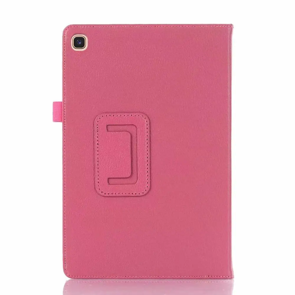 rose red Чехол с узором Личи из искусственной кожи чехол для samsung Galaxy Tab S5E 10,5 чехол для планшета Выпуск 10,5 дюймов Tab S5E Чехол-книжка s - Цвет: rose red