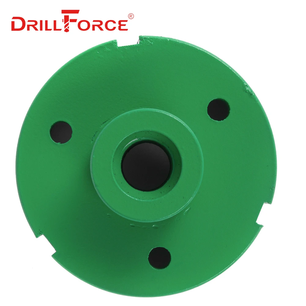 Drillforce 4 шт алмазные отверстие Набор пил 35/40/50/68 мм M14 прочный керамики Карборунда M14 резьба буровой стержень