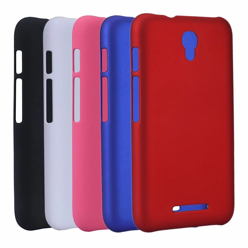 5 цветов на выбор, резиновый матовый жесткий чехол-накладка для Alcatel One Touch Pop UP 6044 чехол, высокое качество