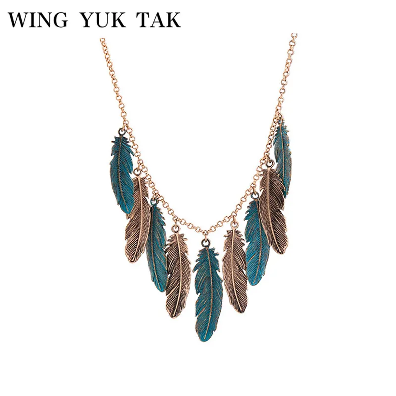 Женское ожерелье с подвеской крыльев yuk tak винтажное кисточками|necklace jewelry|fashion