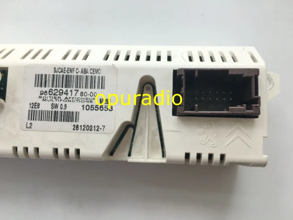 Бесплатная поддержка экрана USB Dual zone air Bluetooth дисплей красный монитор 12 pin для Peugeot
