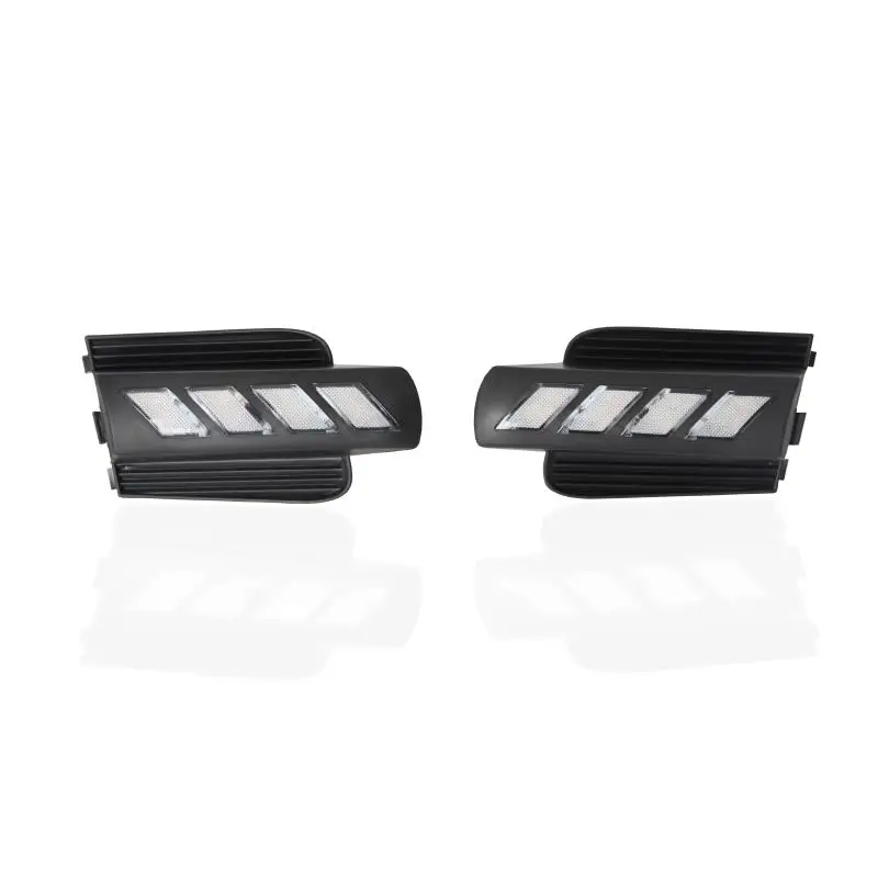 Дневные ходовые огни Qirun для Toyota Prado 120 Land cruiser LC120 FJ120 2003-2009 с желтым сигналом