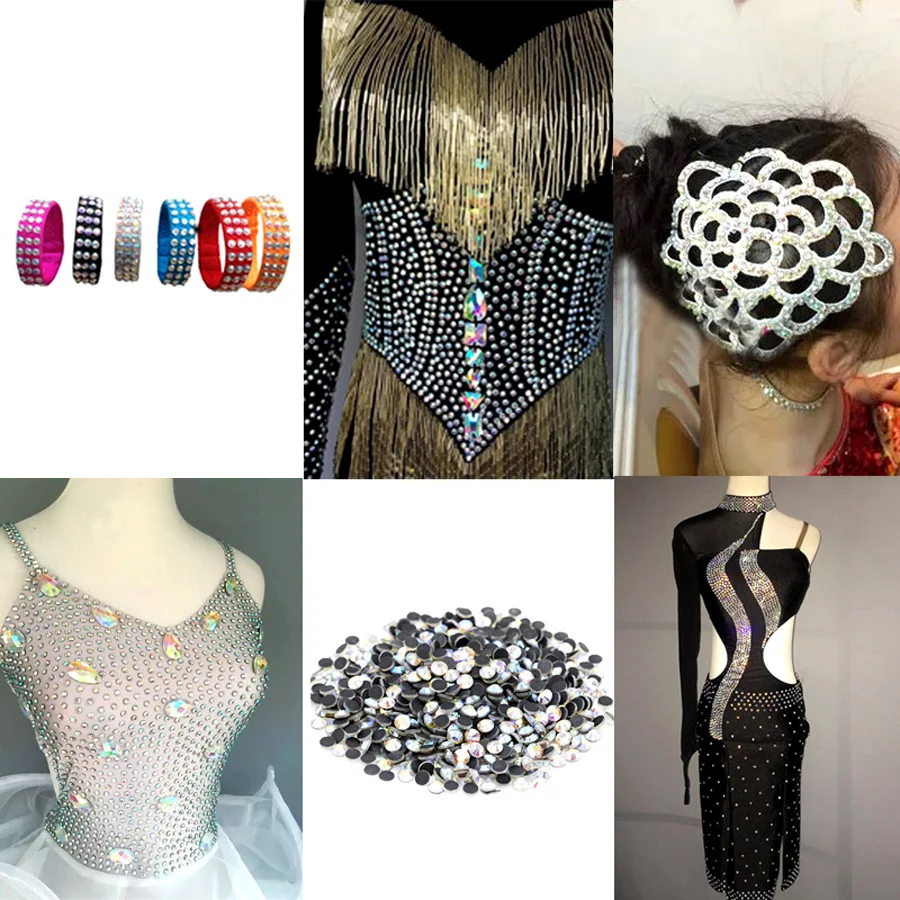 Горячая Распродажа Glitter SS6 SS30 1440 шт все цвета Стразы фиксация плоская задняя часть